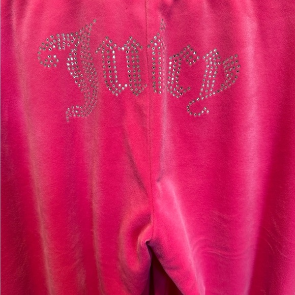 Juicy Couture Pink Velour set size XL - Picture 7 of 7